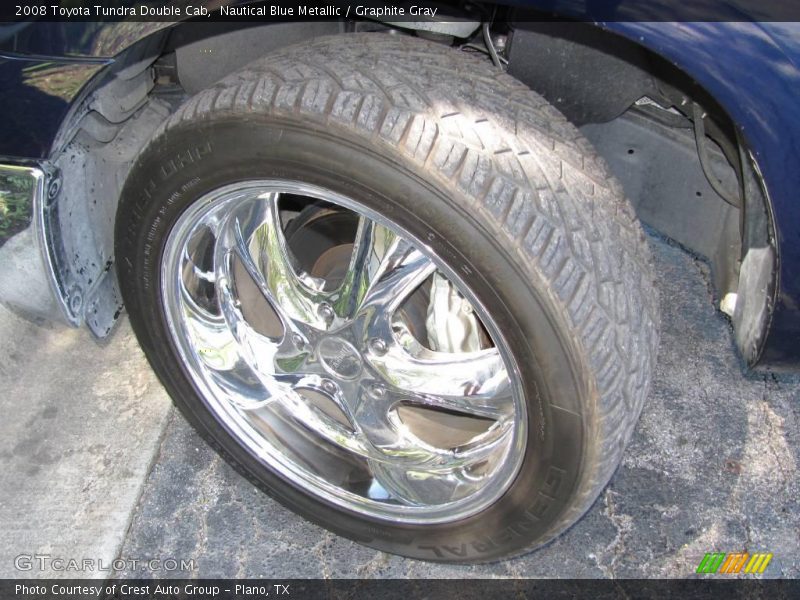 Nautical Blue Metallic / Graphite Gray 2008 Toyota Tundra Double Cab