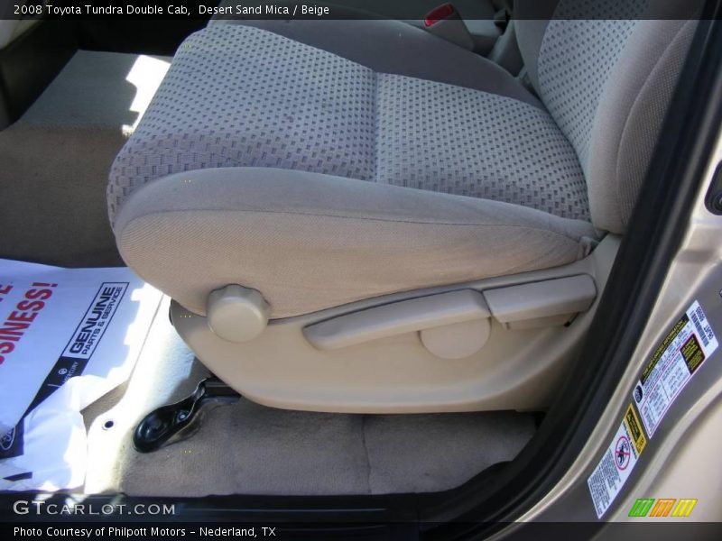 Desert Sand Mica / Beige 2008 Toyota Tundra Double Cab