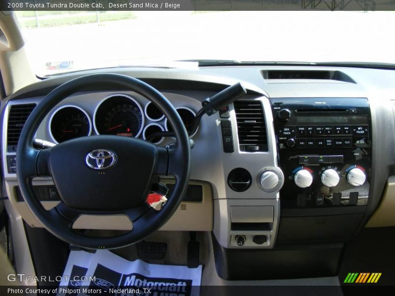 Desert Sand Mica / Beige 2008 Toyota Tundra Double Cab