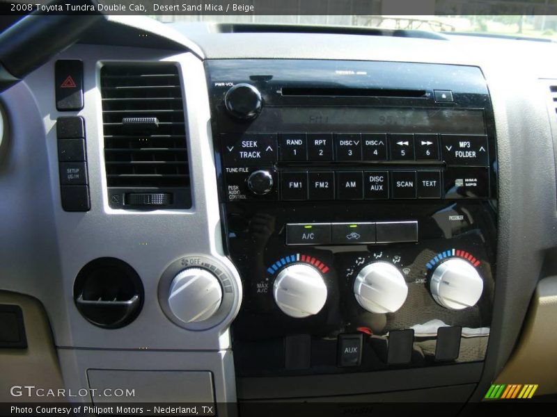 Desert Sand Mica / Beige 2008 Toyota Tundra Double Cab