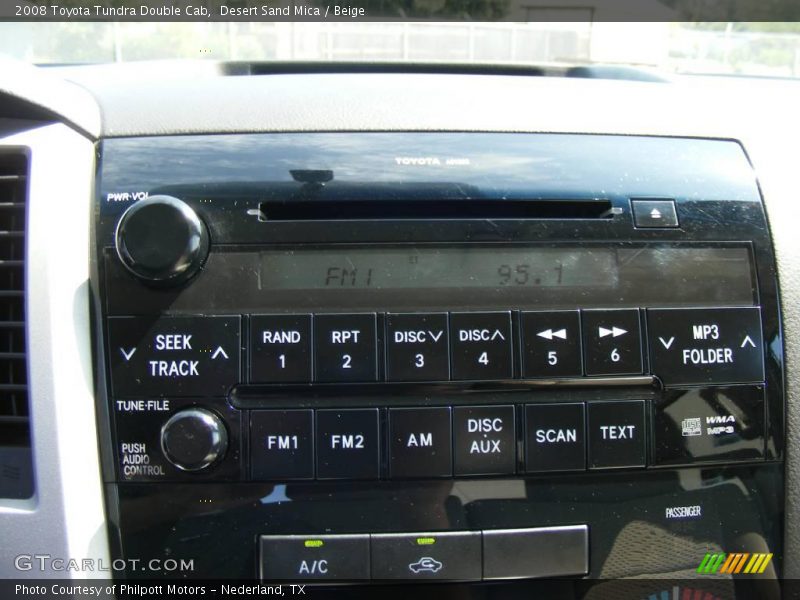 Desert Sand Mica / Beige 2008 Toyota Tundra Double Cab