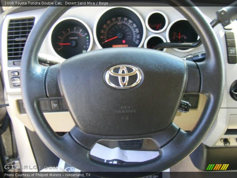 Desert Sand Mica / Beige 2008 Toyota Tundra Double Cab