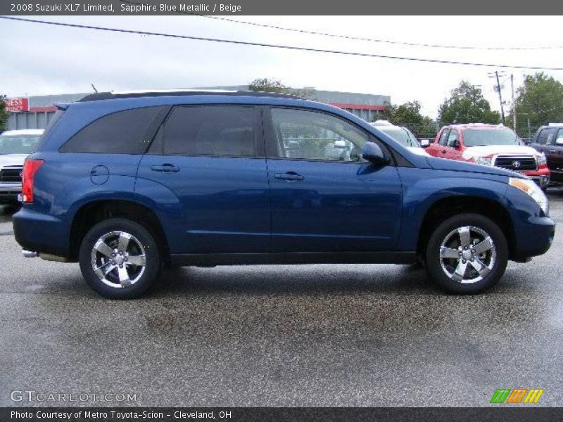 Sapphire Blue Metallic / Beige 2008 Suzuki XL7 Limited
