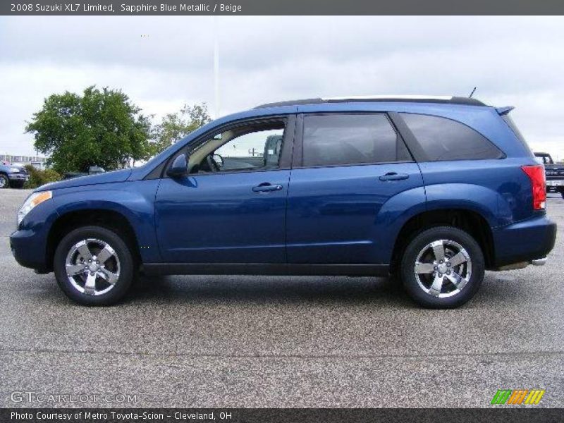 Sapphire Blue Metallic / Beige 2008 Suzuki XL7 Limited