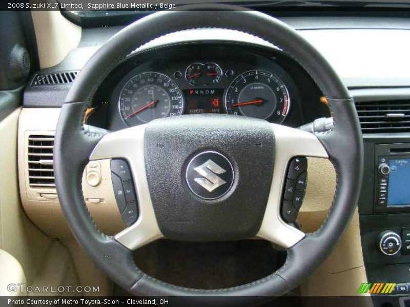 Sapphire Blue Metallic / Beige 2008 Suzuki XL7 Limited