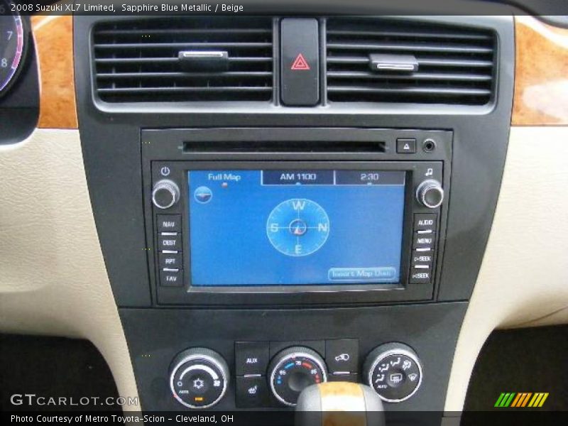 Sapphire Blue Metallic / Beige 2008 Suzuki XL7 Limited