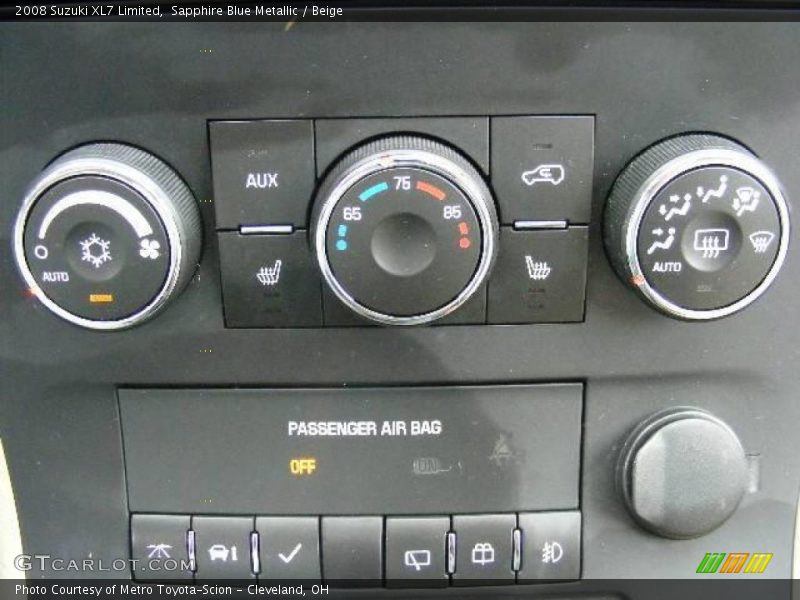 Sapphire Blue Metallic / Beige 2008 Suzuki XL7 Limited