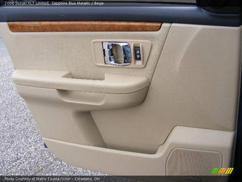 Sapphire Blue Metallic / Beige 2008 Suzuki XL7 Limited