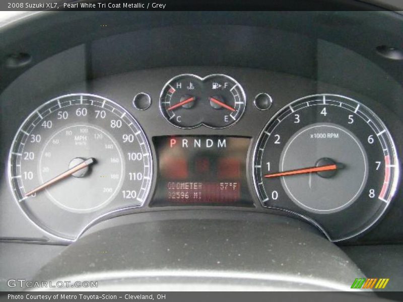 Pearl White Tri Coat Metallic / Grey 2008 Suzuki XL7