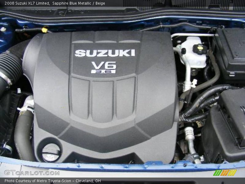 Sapphire Blue Metallic / Beige 2008 Suzuki XL7 Limited