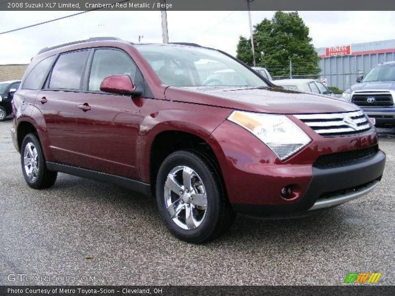 Cranberry Red Metallic / Beige 2008 Suzuki XL7 Limited