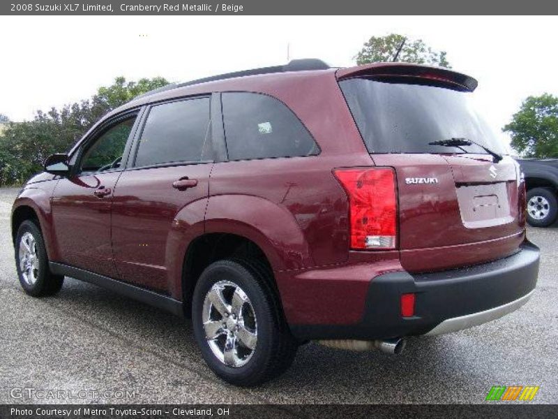 Cranberry Red Metallic / Beige 2008 Suzuki XL7 Limited