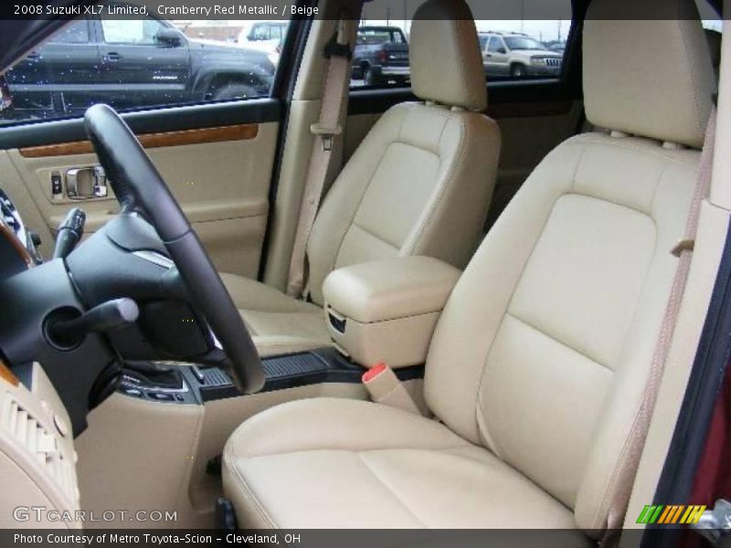 Cranberry Red Metallic / Beige 2008 Suzuki XL7 Limited