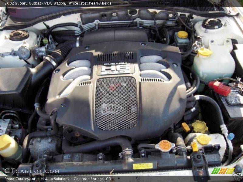 White Frost Pearl / Beige 2002 Subaru Outback VDC Wagon