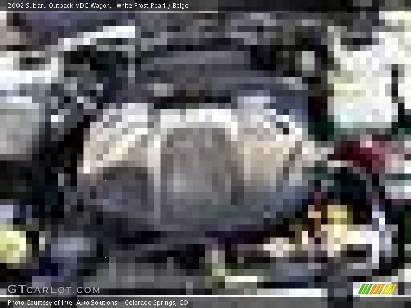 White Frost Pearl / Beige 2002 Subaru Outback VDC Wagon