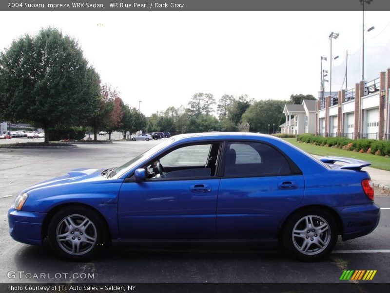 WR Blue Pearl / Dark Gray 2004 Subaru Impreza WRX Sedan