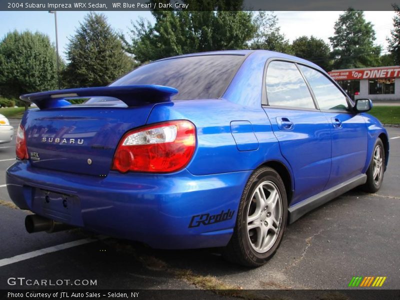 WR Blue Pearl / Dark Gray 2004 Subaru Impreza WRX Sedan
