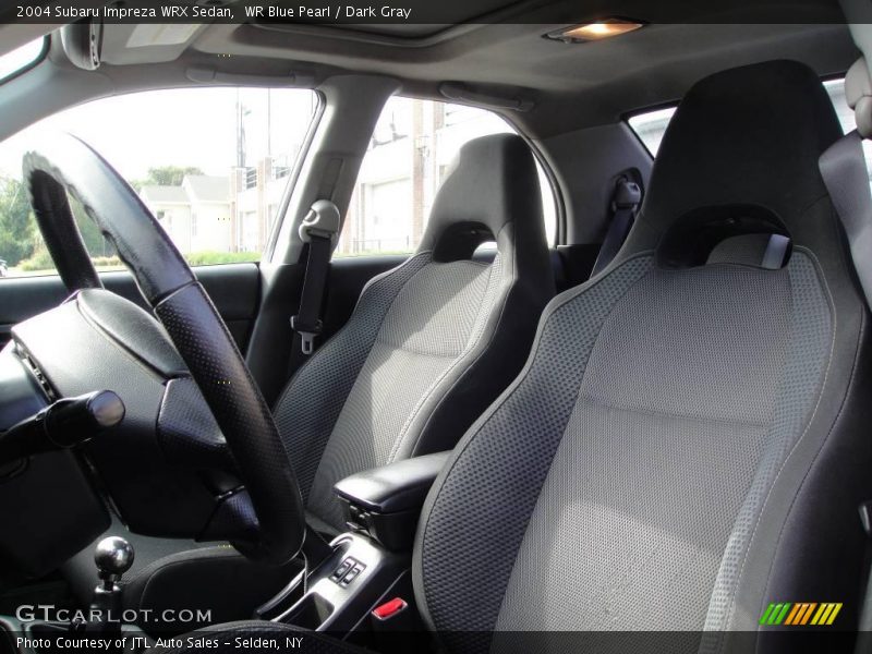 WR Blue Pearl / Dark Gray 2004 Subaru Impreza WRX Sedan