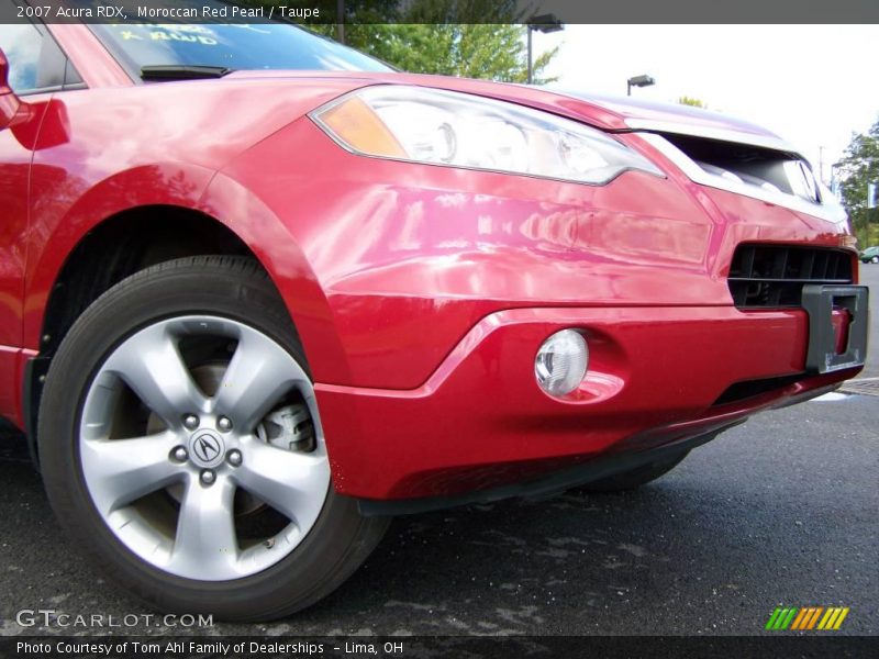 Moroccan Red Pearl / Taupe 2007 Acura RDX
