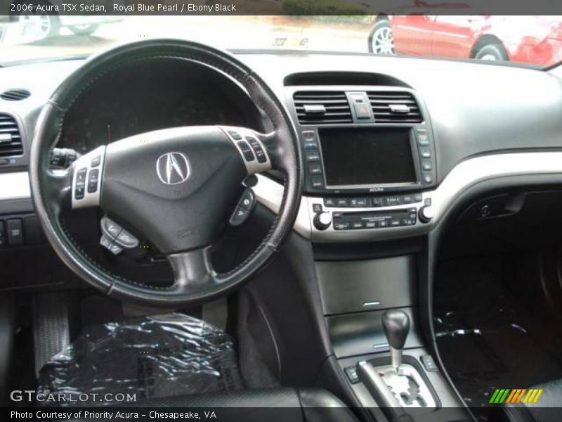 Royal Blue Pearl / Ebony Black 2006 Acura TSX Sedan