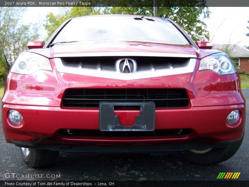 Moroccan Red Pearl / Taupe 2007 Acura RDX