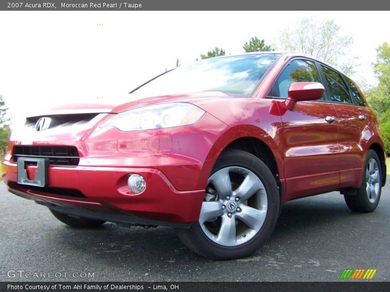 Moroccan Red Pearl / Taupe 2007 Acura RDX