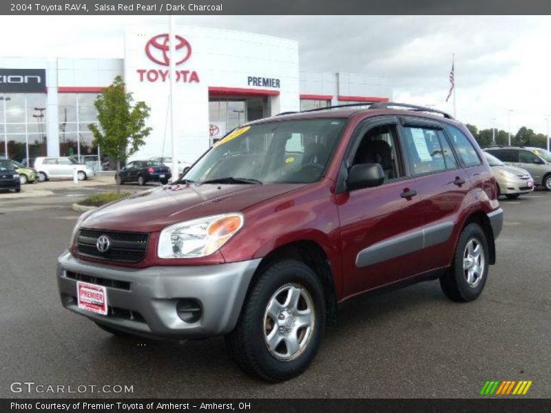 Salsa Red Pearl / Dark Charcoal 2004 Toyota RAV4