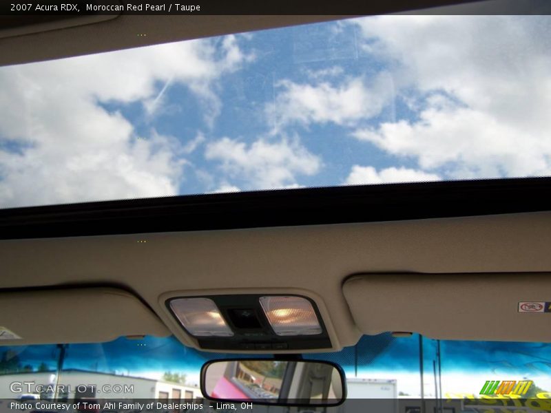Moroccan Red Pearl / Taupe 2007 Acura RDX