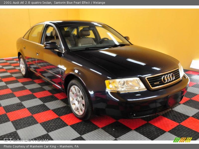Santorin Blue Pearl Effect / Melange 2001 Audi A6 2.8 quattro Sedan