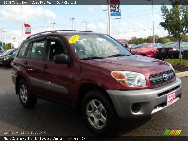 Salsa Red Pearl / Dark Charcoal 2004 Toyota RAV4