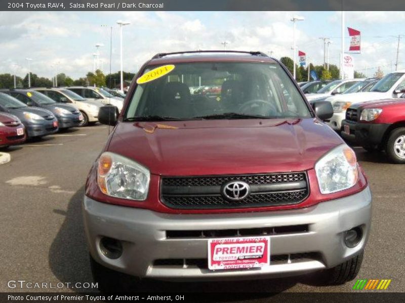 Salsa Red Pearl / Dark Charcoal 2004 Toyota RAV4
