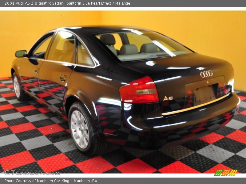 Santorin Blue Pearl Effect / Melange 2001 Audi A6 2.8 quattro Sedan