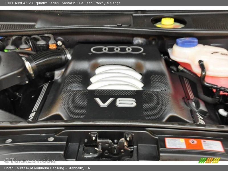 Santorin Blue Pearl Effect / Melange 2001 Audi A6 2.8 quattro Sedan