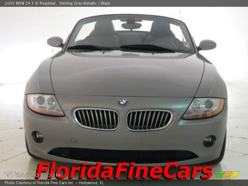 Sterling Grey Metallic / Black 2003 BMW Z4 3.0i Roadster