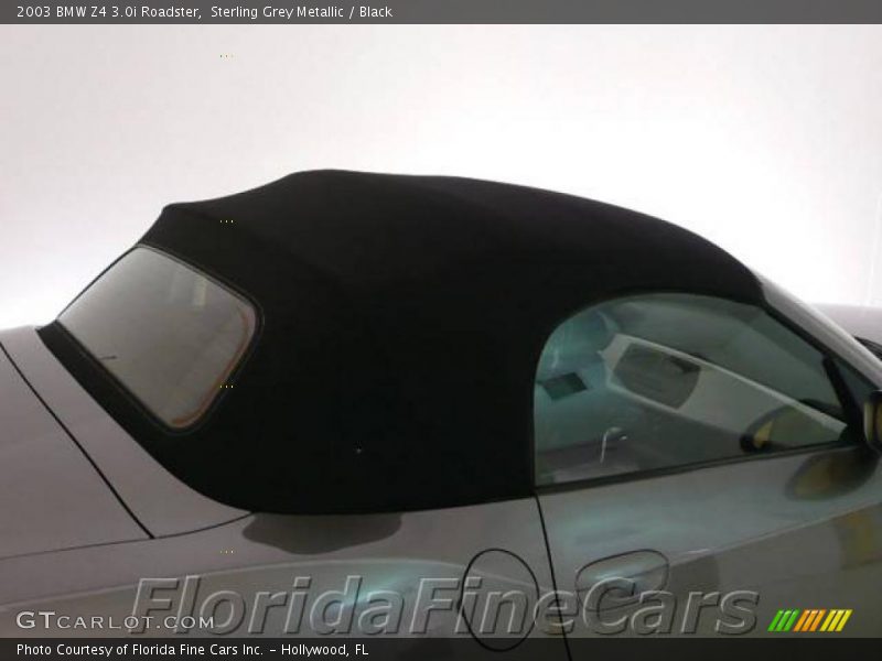 Sterling Grey Metallic / Black 2003 BMW Z4 3.0i Roadster