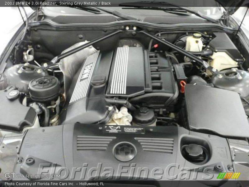 Sterling Grey Metallic / Black 2003 BMW Z4 3.0i Roadster