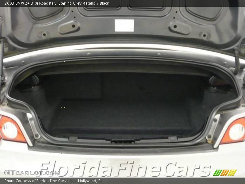 Sterling Grey Metallic / Black 2003 BMW Z4 3.0i Roadster