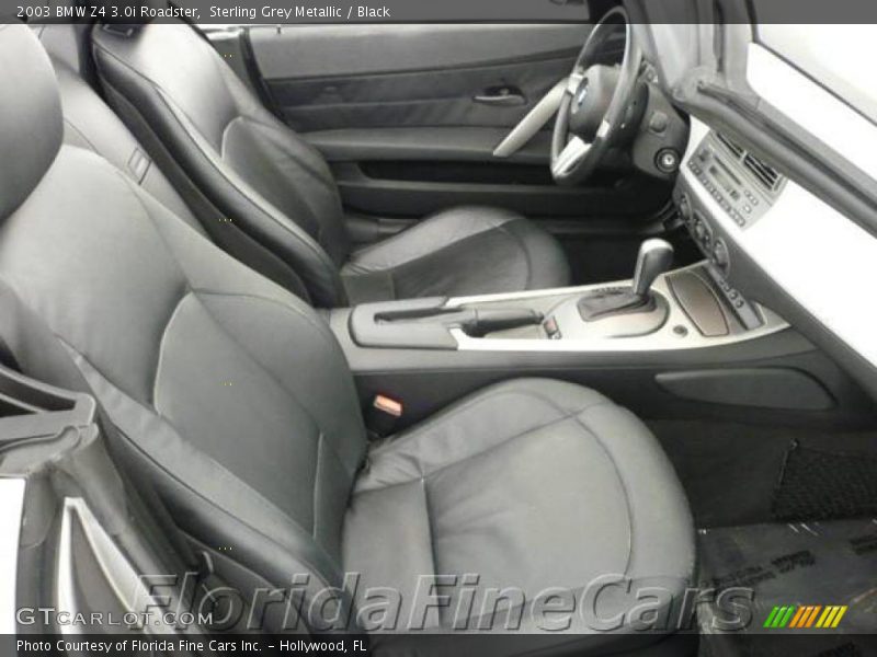 Sterling Grey Metallic / Black 2003 BMW Z4 3.0i Roadster