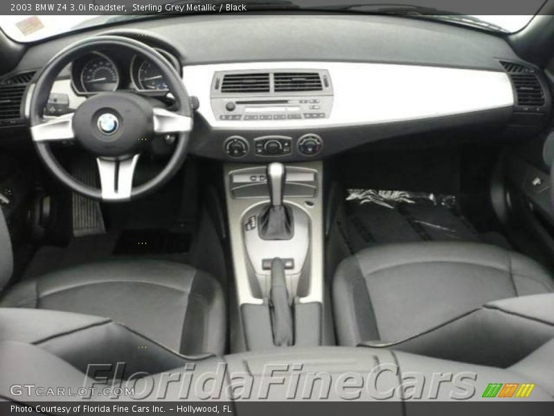 Sterling Grey Metallic / Black 2003 BMW Z4 3.0i Roadster