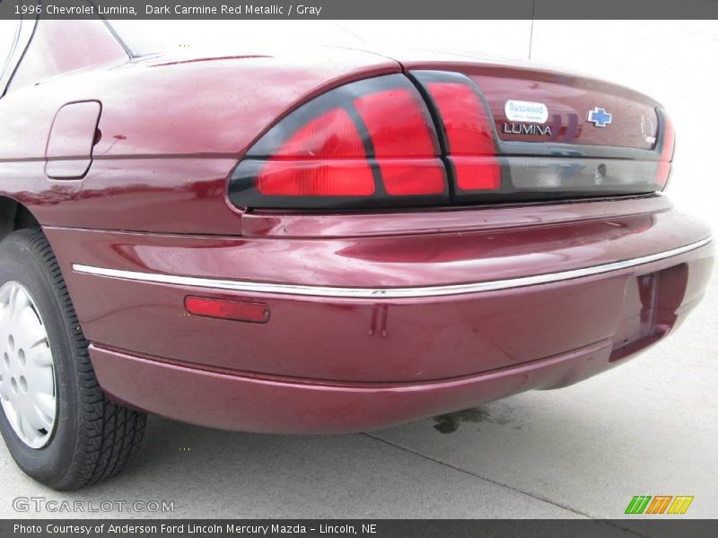 Dark Carmine Red Metallic / Gray 1996 Chevrolet Lumina