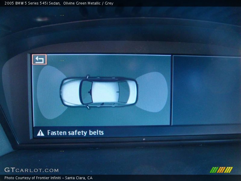 Olivine Green Metallic / Grey 2005 BMW 5 Series 545i Sedan