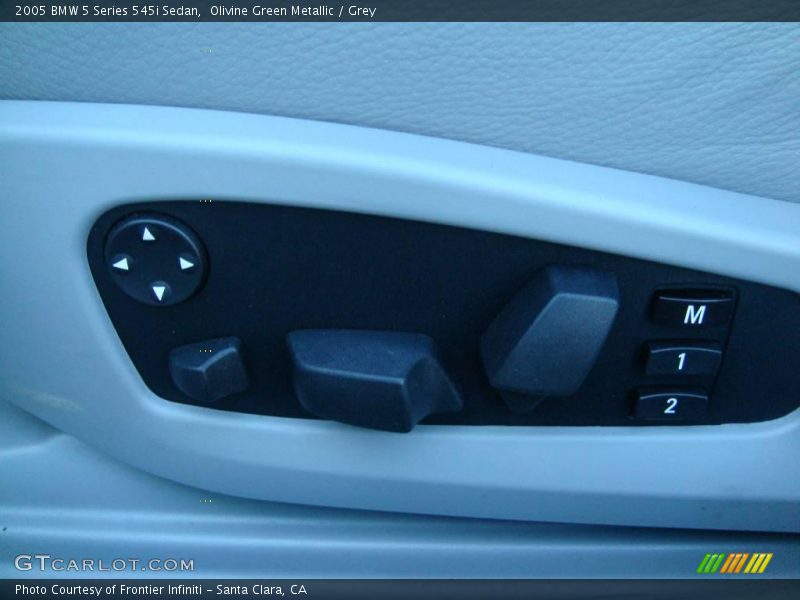 Olivine Green Metallic / Grey 2005 BMW 5 Series 545i Sedan
