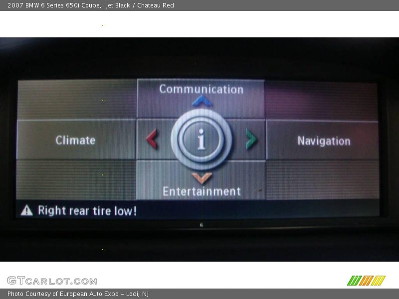 Jet Black / Chateau Red 2007 BMW 6 Series 650i Coupe