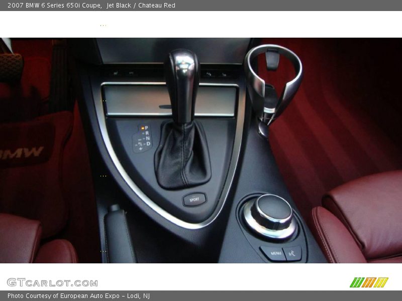 Jet Black / Chateau Red 2007 BMW 6 Series 650i Coupe