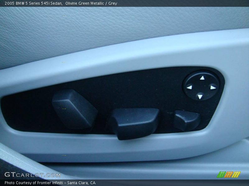 Olivine Green Metallic / Grey 2005 BMW 5 Series 545i Sedan