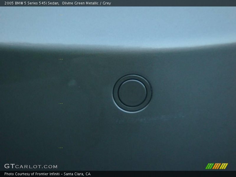 Olivine Green Metallic / Grey 2005 BMW 5 Series 545i Sedan