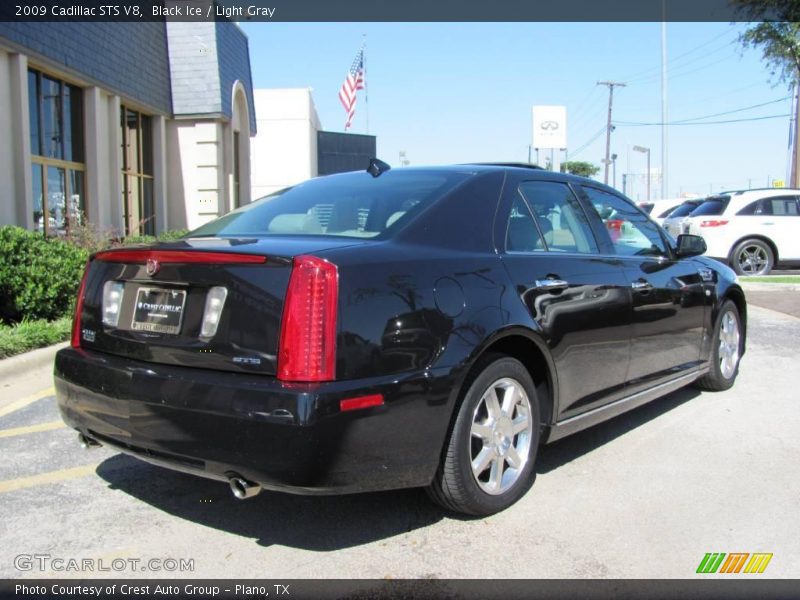 Black Ice / Light Gray 2009 Cadillac STS V8