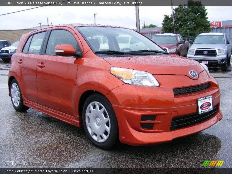 Hot Lava Orange / Charcoal Gray/Lava Orange 2008 Scion xD Release Series 1.0
