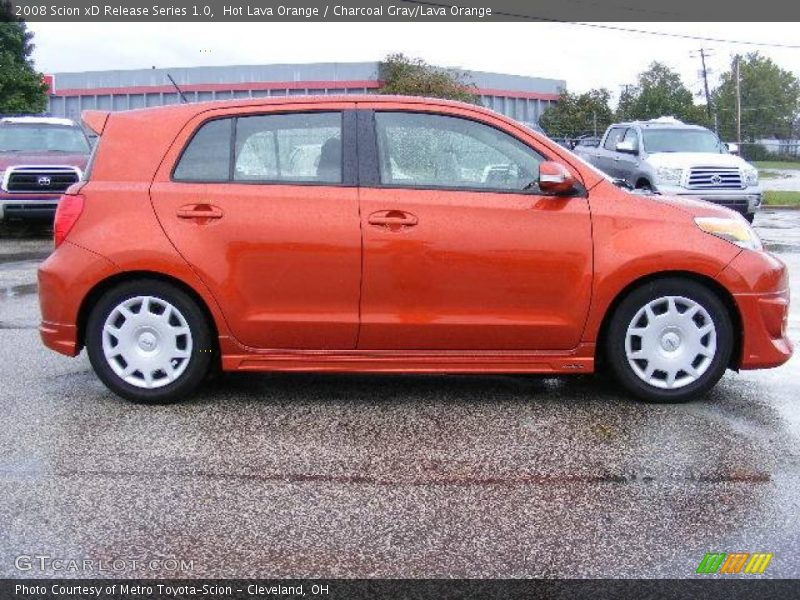 Hot Lava Orange / Charcoal Gray/Lava Orange 2008 Scion xD Release Series 1.0
