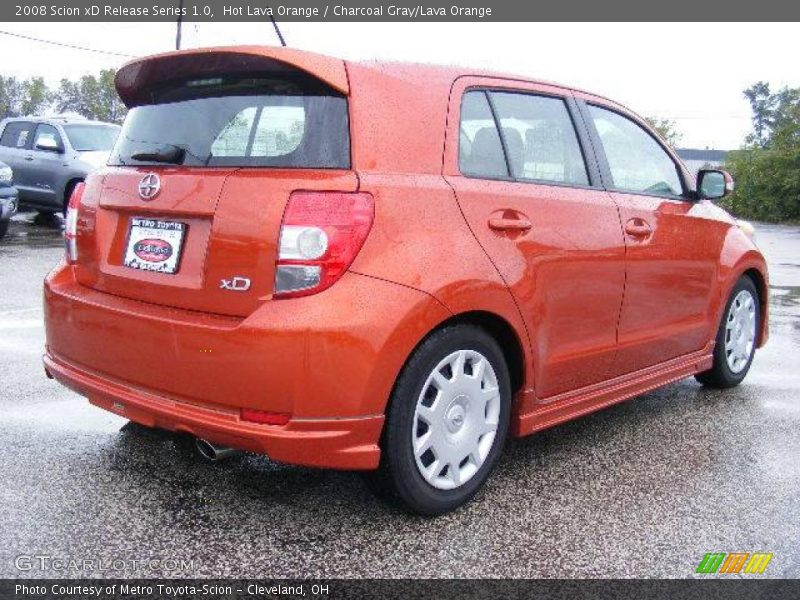 Hot Lava Orange / Charcoal Gray/Lava Orange 2008 Scion xD Release Series 1.0